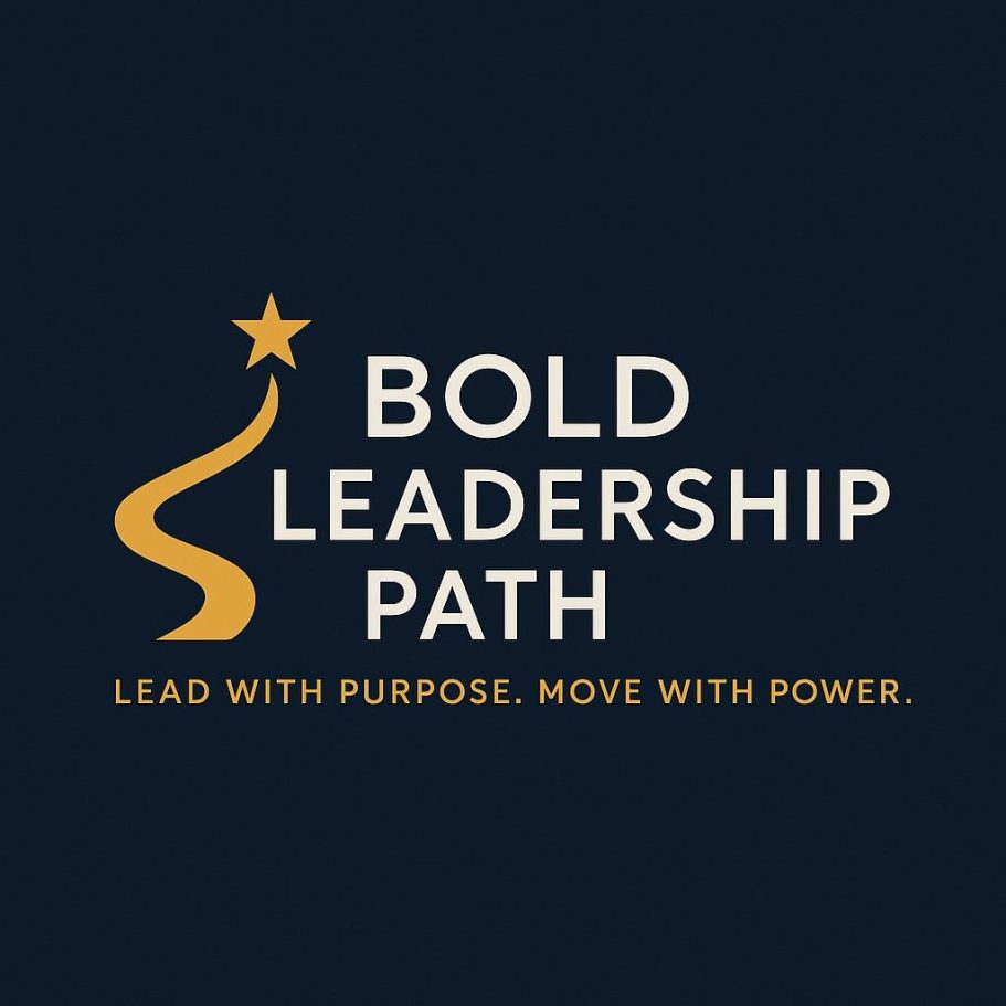 Skill Loop Collective Service Page Logo for Bold Leadership Path with star graphic and tagline: "Lead with purpose. Move with power."